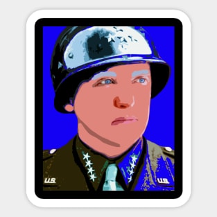 george s patton Sticker